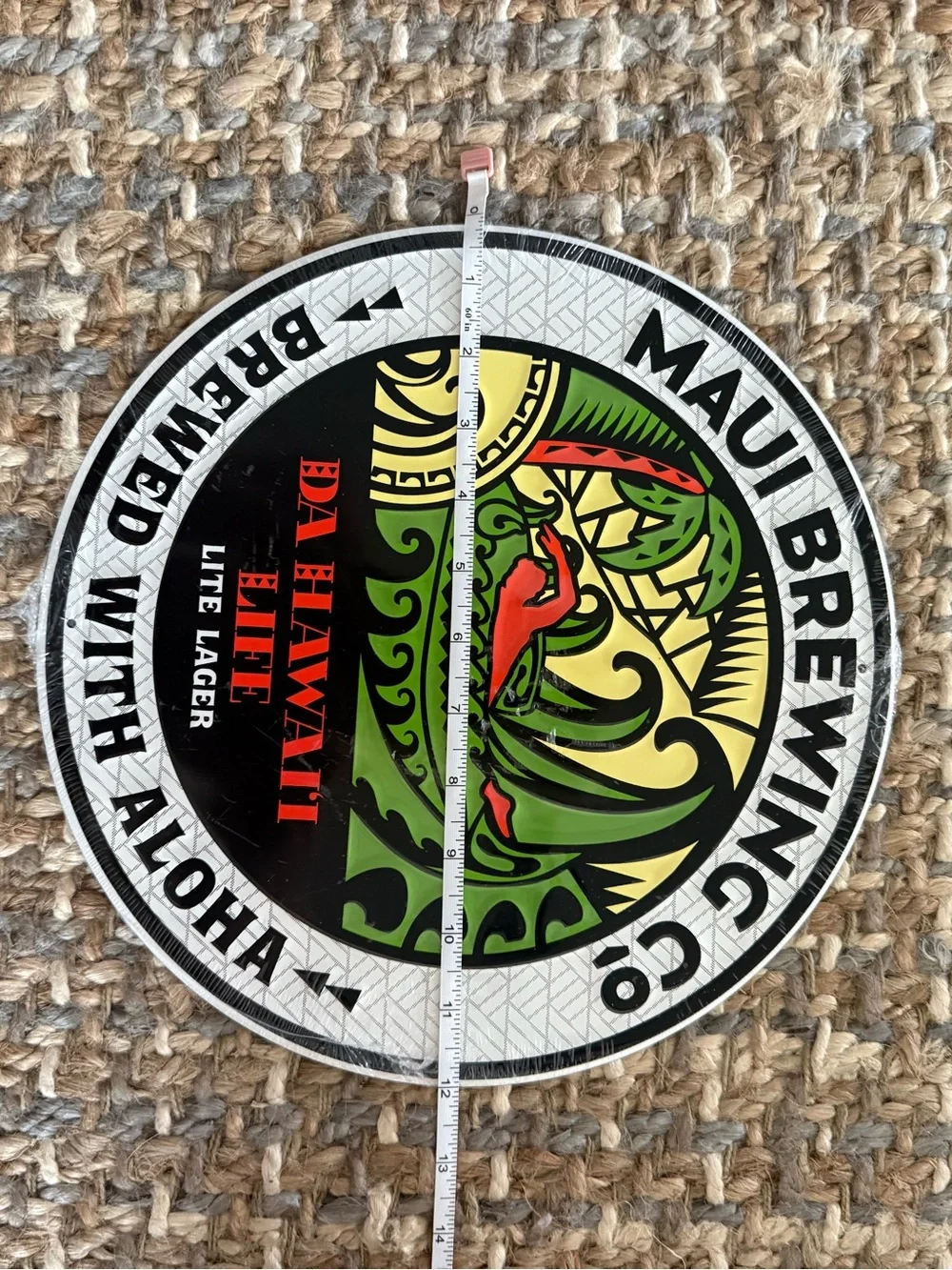 MAUI BREWING METAL DA HAWAII LIFE SIGN NWT